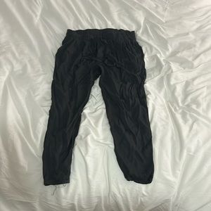 james perse size 0 capri joggers, baggy and lightweight